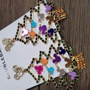 Disney X BaubleBar Christmas Tree Earrings